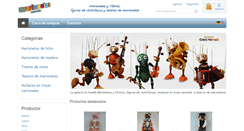 Desktop Screenshot of munecas-marionetas.com